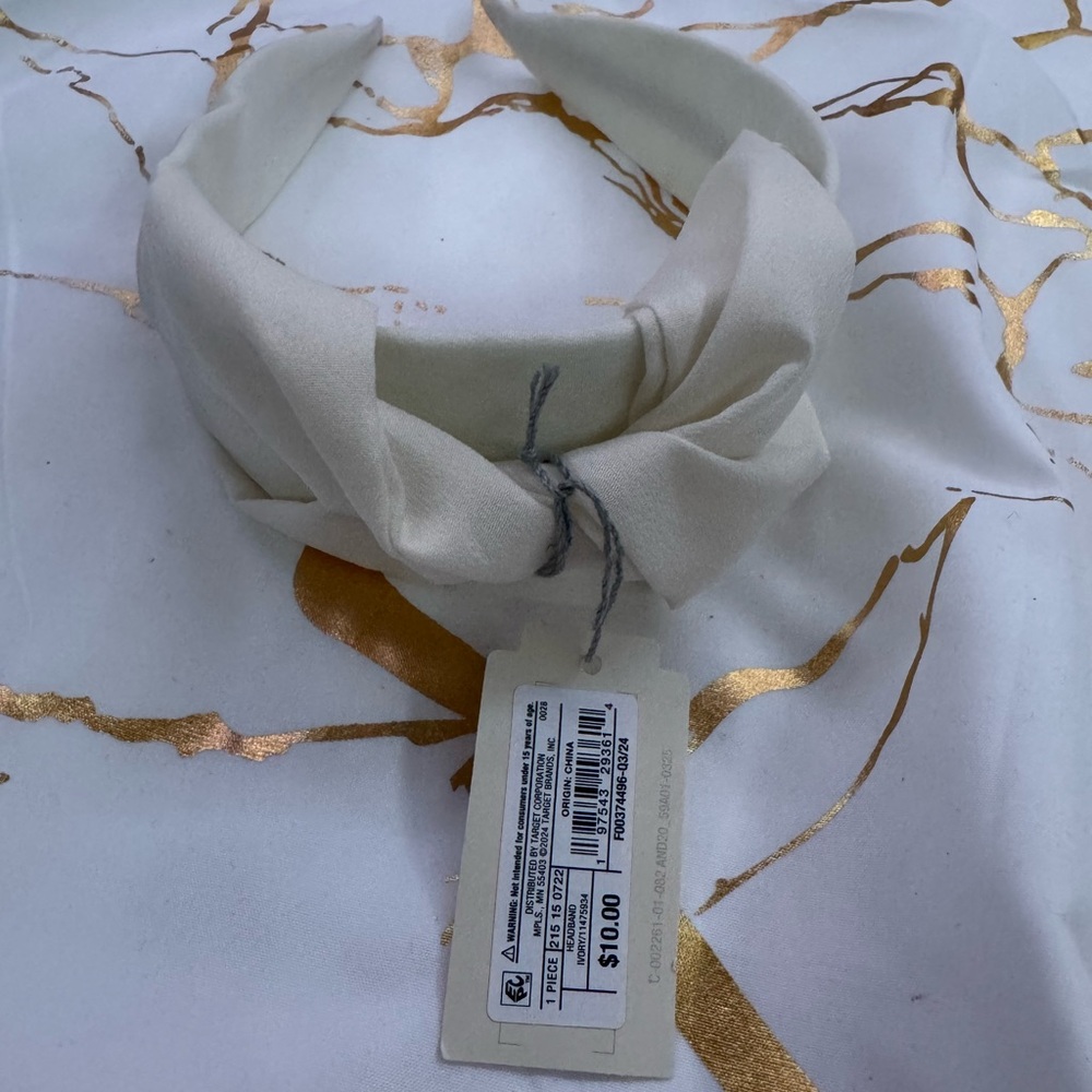 Elegant Cream Headband